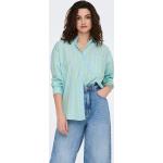 Turkise ONLY Langærmede skjorter i Polyester Med lange ærmer Størrelse XL til Damer 
