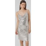 Sølvfarvede Korte Vero Moda Aftenkjoler i Polyester med V-udskæring Uden ærmer Størrelse XL til Damer på udsalg 