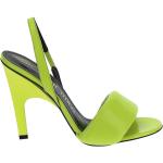 Gule Elegant The Attico Sommer Sandaler med hæl med rem Størrelse 39 til Damer på udsalg 