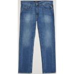 Blå Replay Regular jeans i Bomuld Størrelse XL med Stretch til Herrer 