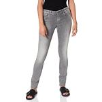 Grå 30 Bredde Replay Luz Lavtaljede jeans Størrelse XL med Stretch til Damer 