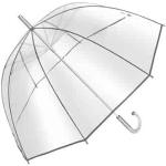 Retro transparent paraply dråber buet håndtag hurtig fragt