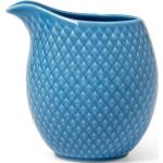 Rhombe Color Mælkekande 39 Cl Blå Home Tableware Jugs & Carafes Milk Jugs Blue Lyngby Porcelæn