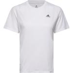 Hvide adidas Performance Kortærmede t-shirts med korte ærmer Størrelse XL 