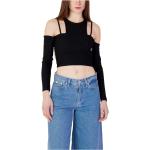 Calvin Klein Jeans Sommer Langærmede t-shirts i Viskose Med lange ærmer Størrelse XL til Damer på udsalg 