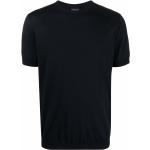 Blå Armani Giorgio Armani T-shirts med rund hals i Bomuld med rund udskæring med korte ærmer Størrelse XL til Herrer på udsalg 