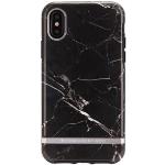 Richmond & Finch Richmond And Finch Black Marble - Silver iPhone X/Xs Cover