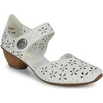 Hvide Rieker Højhælede sko Hælhøjde 3 - 5 cm Størrelse 36 til Damer på udsalg 