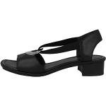 Rieker Women's Sandals 62662, Women's Strappy Sandals (62662) - Black Black Black 01, size: 41 EU