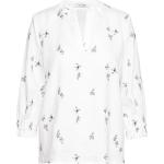Hvide Claire Langærmede skjorter Med lange ærmer Størrelse XL til Damer 