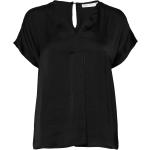 Rindaiw Top Tops Blouses Short-sleeved Black InWear
