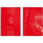 Ringbog Real Madrid C.F. Rød A4