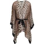 Beige Roberto Cavalli Strandkjoler i Polyester Størrelse XL med Leopard til Damer på udsalg 
