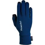 Blå Roeckl Vinter Handsker i Polyester Størrelse XL til Herrer på udsalg 
