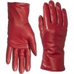 Røde Klassiske Roeckl Handsker i Nappa Størrelse XL til Damer på udsalg 