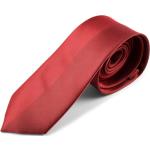 Røde Smalle slips i Mikrofiber Størrelse XL til Herrer 