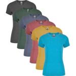 Turkise Bæredygtige T-shirts med rund hals i Jersey med Øko-Tex med rund udskæring Størrelse XL til Herrer 