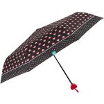 Hvide Romantiske Paraplyer Størrelse XL med Prikker til Herrer 
