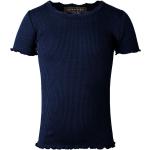Blå rosemunde T-shirts i Bomuld Størrelse XL 