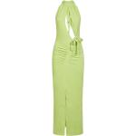 Lime Midi Rotate Økologiske Bæredygtige Festlige kjoler i Bomuld Størrelse XL til Damer på udsalg 