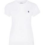 Hvide POLO RALPH LAUREN T-shirts med rund hals i Bomuld med rund udskæring Størrelse XXL til Damer 