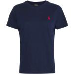 Blå POLO RALPH LAUREN T-shirts med rund hals i Bomuld med rund udskæring Størrelse XXL til Damer 
