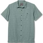 Grønne Elegant Royal Robbins Økologiske Bæredygtige Sommer Kortærmede skjorter i Bomuld med korte ærmer Størrelse XL til Herrer på udsalg 