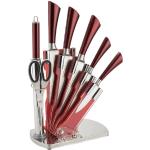 Røde Moderne Køkkenknive i Rustfrit stål 7 stk på udsalg 