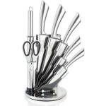 Sølvfarvede Moderne Køkkenknive i Rustfrit stål 7 stk på udsalg 