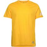 Gule Sporty adidas Performance T-shirts Størrelse XL 