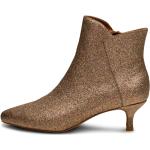Brune Shoe The Bear Ankelstøvler i Læder med Glitter med spidse skosnuder Hælhøjde over 9 cm Størrelse 41 til Damer 