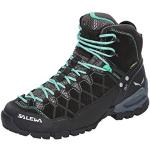 Salewa Women's Alp Trainer Mid Gore Tex Mountain Shoe Trekking and Hiking Boots - Black - 36 EU