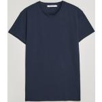 Mørkeblå Samsøe & Samsøe Kronos T-shirts med rund hals i Bomuld med rund udskæring med korte ærmer Størrelse XL til Herrer 