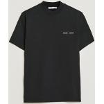 Sorte Samsøe & Samsøe Økologiske Bæredygtige Kortærmede t-shirts i Bomuld med korte ærmer Størrelse XL til Herrer 