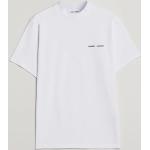 Hvide Samsøe & Samsøe Økologiske Bæredygtige Kortærmede t-shirts i Bomuld med korte ærmer Størrelse XL til Herrer 