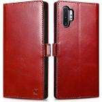 Røde Elegant Mobilpung Samsung Galaxy Note covers i Læder på udsalg 