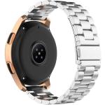 Samsung Galaxy Watch Active / Garmin Vivoactive 3 - Rustfri stål urrem - Sølv