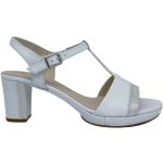 Hvide Elegant Gabor Sommer Sandaler med hæl Størrelse 42 til Damer 
