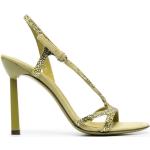 Lysegrønne Ferragamo Sommer Sandaler med hæl i Læder Størrelse 39.5 til Damer på udsalg 