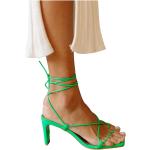 Neongrønne Alohas Sommer Sandaler med hæl Størrelse 42 til Damer på udsalg 