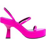 Pinke VERSACE Sommer Slingback sandaler i Læder med rem Størrelse 37 Foret til Damer på udsalg 