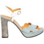 Blå Chie Mihara Sommer Sandaler med hæl i Læder Størrelse 35 til Damer på udsalg 