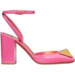 Pinke Valentino Garavani Sommer Sandaler med hæl Hælhøjde 7 - 9 cm Størrelse 39 til Damer 