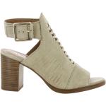 Beige Alpe Woman Shoes Sommer Sandaler med hæl Størrelse 41 til Damer på udsalg 
