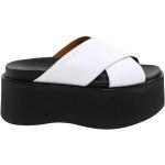 Hvide MARNI Sommer Sandaler med kilehæl Kilehæle Størrelse 41 til Damer på udsalg 
