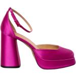 Lilla ROBERTO FESTA Sommer Sandaler med hæl i Læder med bred sål Hælhøjde over 9 cm Størrelse 38.5 til Damer på udsalg 