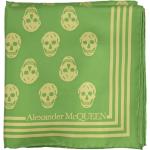 Grønne Alexander McQueen Tørklæder i Silke Størrelse XL til Damer på udsalg 