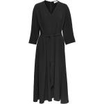 Scarola Flared Open Back Dress Maxi Length IVY OAK Black