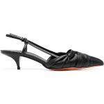 SANTONI Sommer Slingback sandaler i Læder med rem med spidse skosnuder Størrelse 41 til Damer på udsalg 