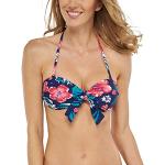 Flerfarvede Farverige Schiesser Sommer Stropløse bikinier Størrelse XL med Blomstermønster til Damer 